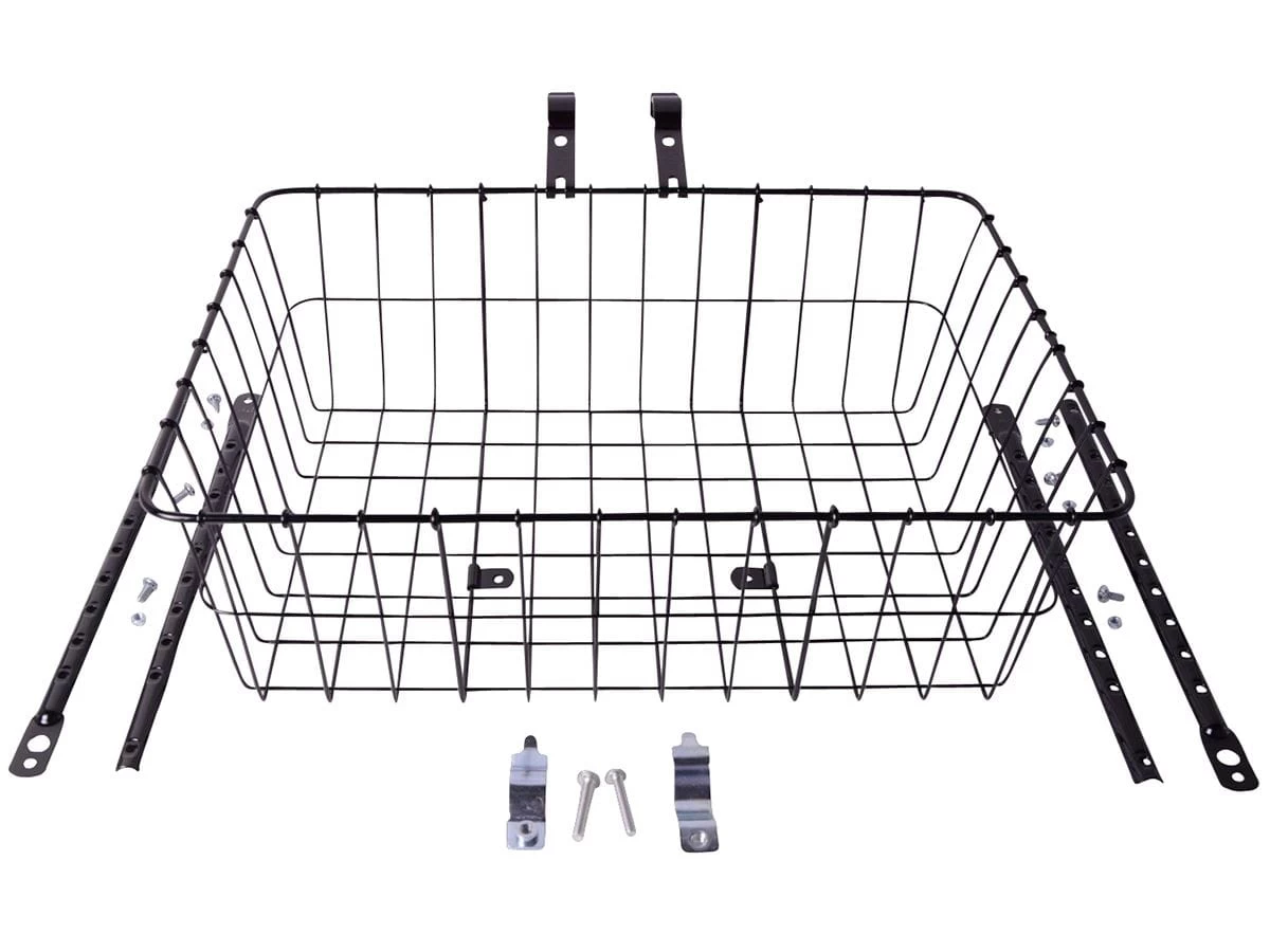 Wald 1393 Large Korb Für Vorderradmontage - Schwarz 4 Wald 1393 Large Korb Für Vorderradmontage - Schwarz – Bild 2