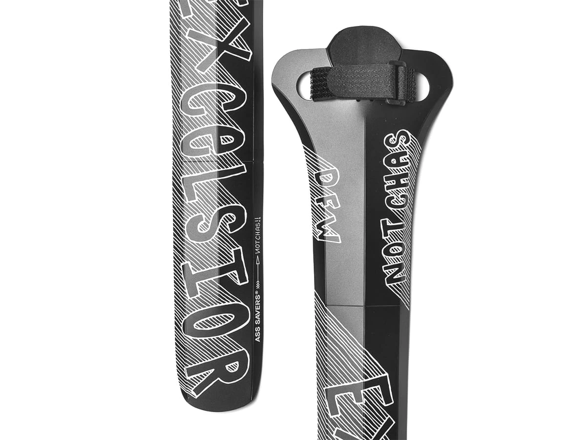 Ass-savers Fendor Bendor Regular Schutzblech - Schwarz/Weiß 4 Ass-savers Fendor Bendor Regular Schutzblech - Schwarz/Weiß – Bild 2