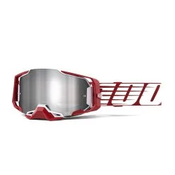 100% Brille Armega Oversized Deep Red - Linse Silber