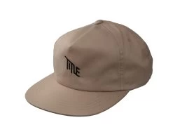 Unstructured Snap Back Cap - Khaki