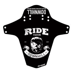 Reverse Because Downhill Mudfender - Schwarz/weiß
