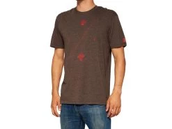 100% Astra T-Shirt - Brown Heather