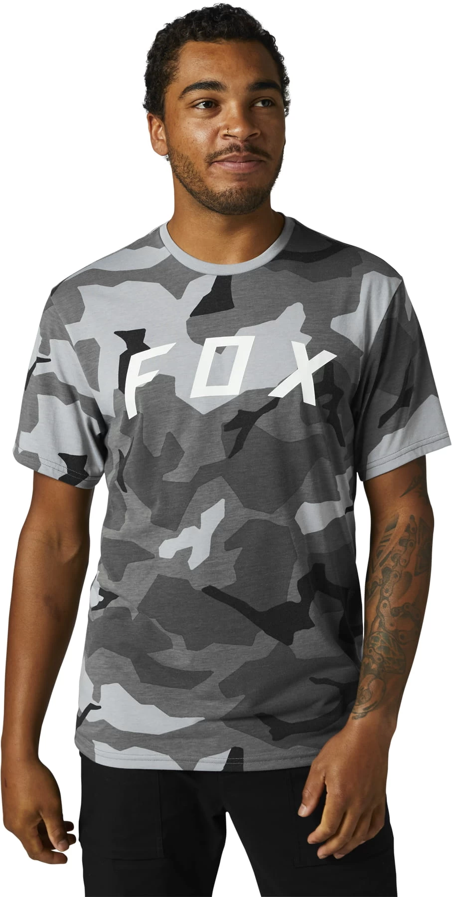 Fox Racing Bnkr SS Tech Tee Black Camo 3 Fox Racing Bnkr SS Tech Tee Black Camo
