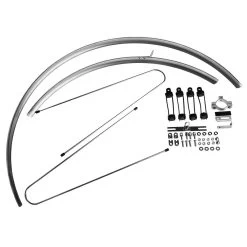 Schutzbleche - Silber Poliert -Fahrradwelt Verkauf FEWFWRF57e4fa9b84db1