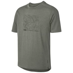 IXS Flow Tech Tee Contour Graphite