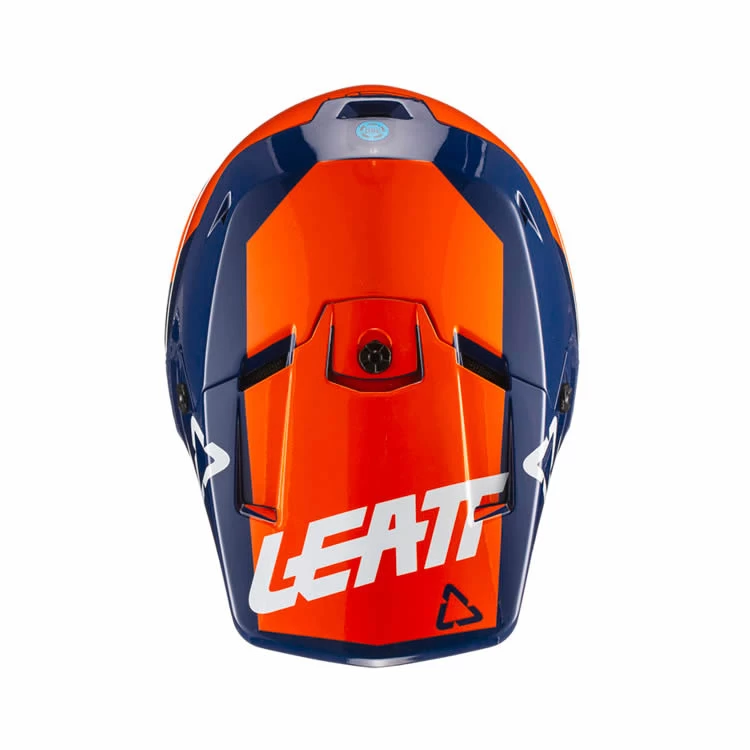 LEATT Motocrosshelm GPX 3.5 - Orange-blau-weiss 5 LEATT Motocrosshelm GPX 3.5 - Orange-blau-weiss – Bild 3