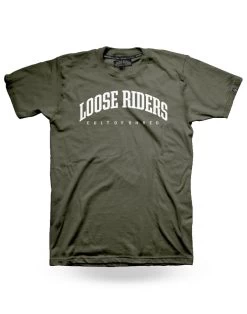 LOOSE RIDERS Mens Classic T-Shirts - Olive