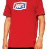 100% Official T-Shirt - Red -Fahrradwelt Verkauf OfficialT Shirt red 1