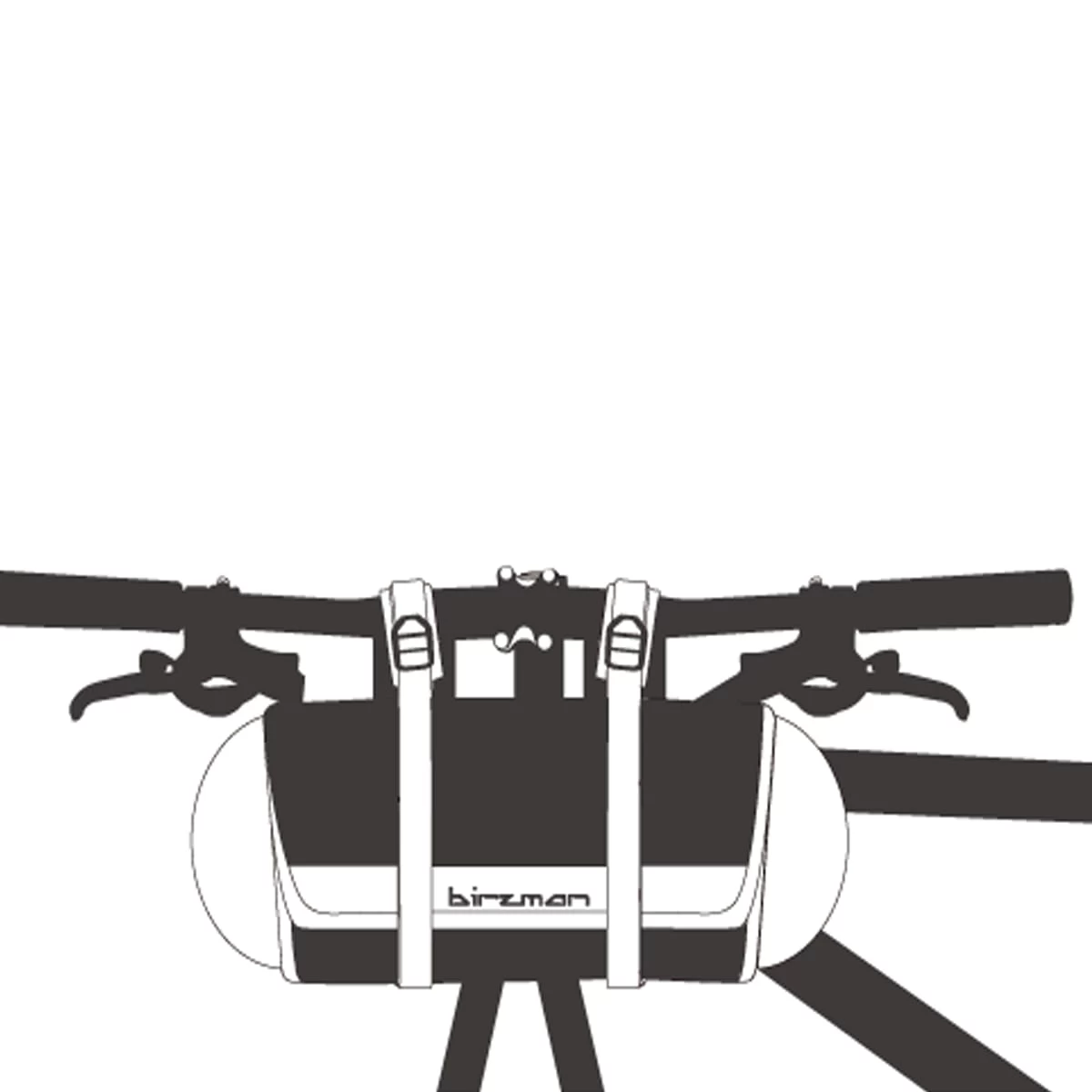 Birzman Packman Lenkertasche - Schwarz/Grün 4 Birzman Packman Lenkertasche - Schwarz/Grün – Bild 2