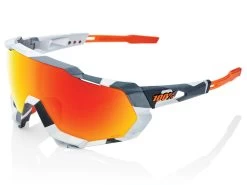 100% Speedtrap - HiPER Mirror Lens - Soft Tact Grey Camo