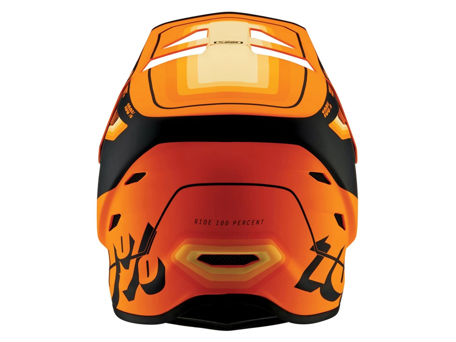 100% Status Helm - Topenga Orange/Black 5 100% Status Helm - Topenga Orange/Black – Bild 3