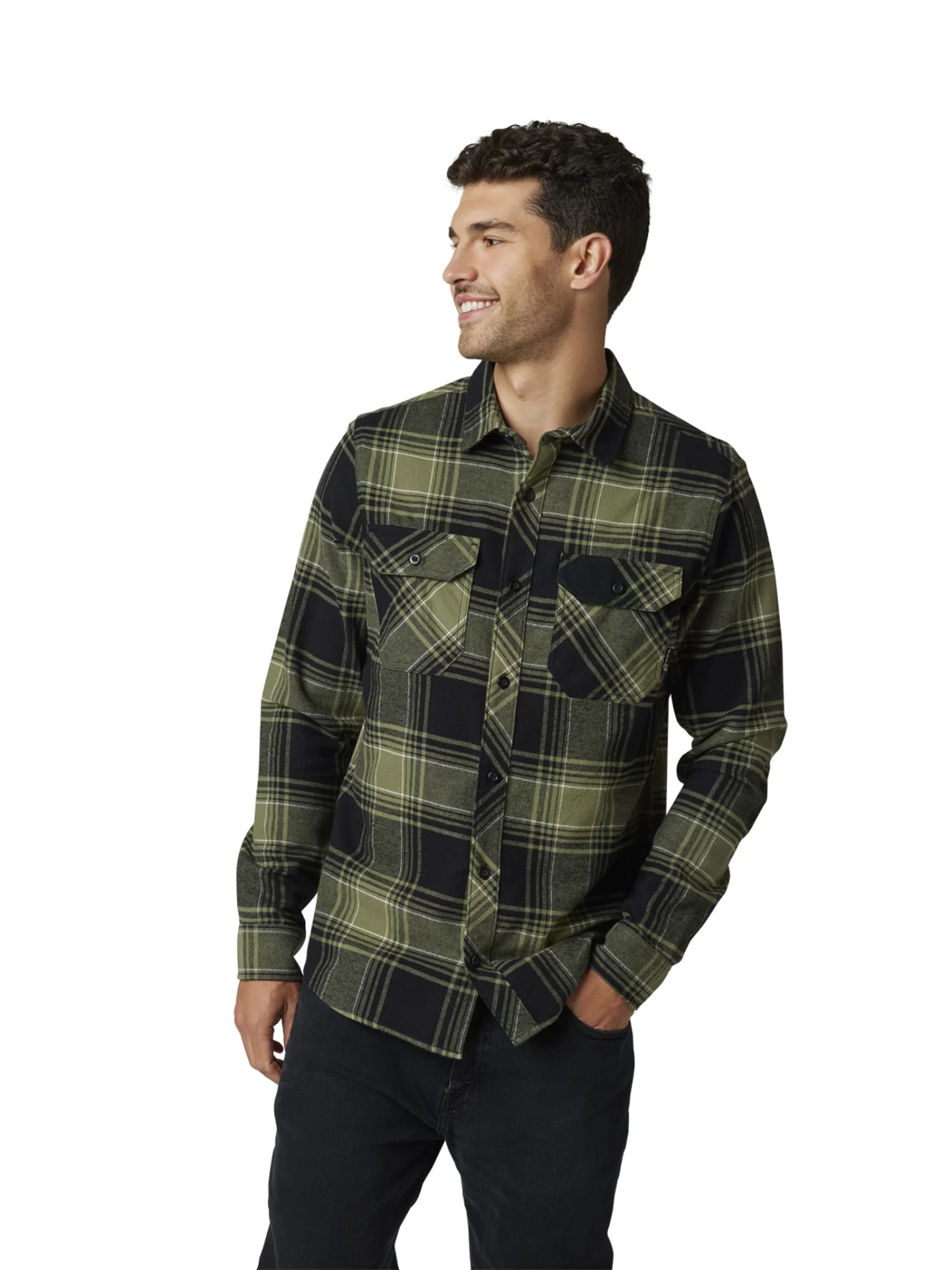 Fox Racing Traildust 2.0 Flannel - Army 4 Fox Racing Traildust 2.0 Flannel - Army – Bild 2