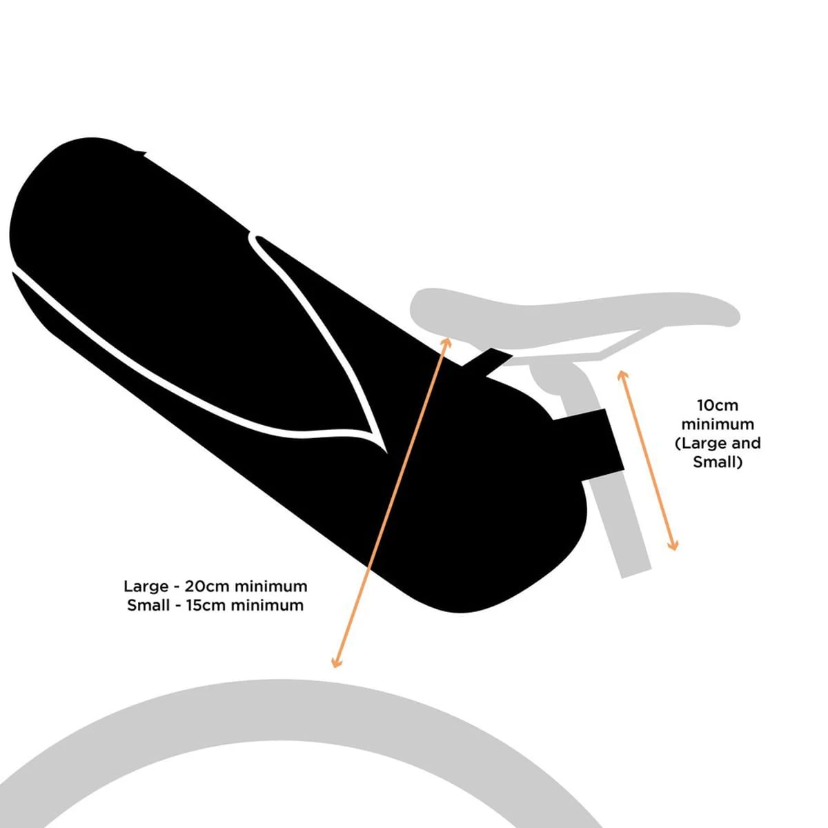 Restrap Satteltasche Mit Drybag - 14 L - Orange 8 Restrap Satteltasche Mit Drybag - 14 L - Orange – Bild 6