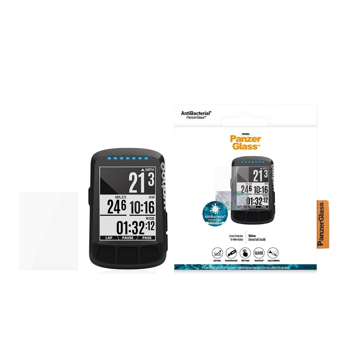 PanzerGlass Wahoo Elemnt Bolt Stealth AntiGlare Antibakteriell 5 PanzerGlass Wahoo Elemnt Bolt Stealth AntiGlare Antibakteriell – Bild 3