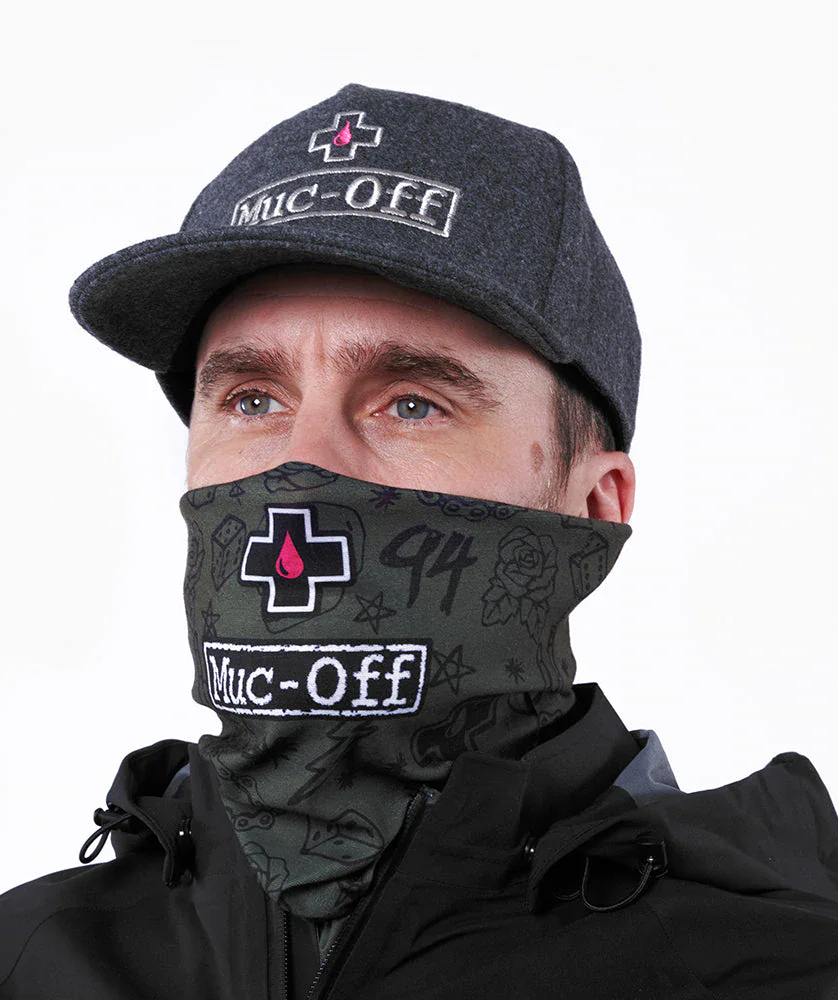 Muc-Off Lightweight Neck Gaiter Halstuch - Grün Punk 5 Muc-Off Lightweight Neck Gaiter Halstuch - Grün Punk – Bild 3