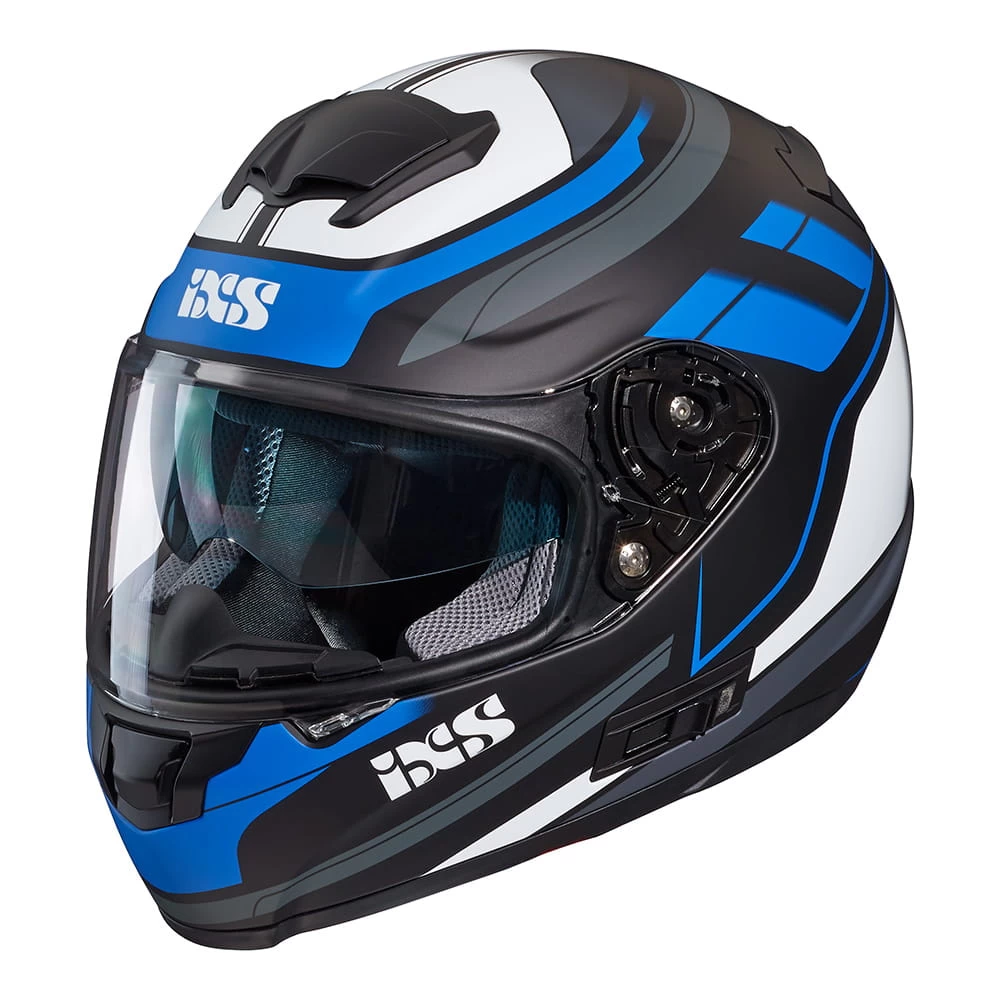 IXS 215 2.0 Motorradhelm Matte Black Blue White 3 IXS 215 2.0 Motorradhelm Matte Black Blue White