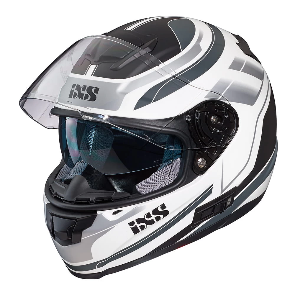 IXS 215 2.0 Motorradhelm Matte White Grey 7 IXS 215 2.0 Motorradhelm Matte White Grey – Bild 5