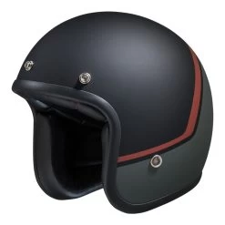 IXS 77 2.2 Jethelm Matte Black Grey Red