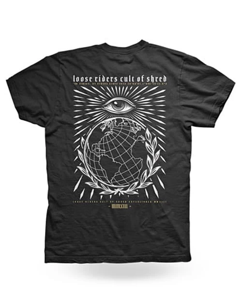 LOOSE RIDERS Lifestyle Men T-Shirts - God'S Eye - Schwarz 4 LOOSE RIDERS Lifestyle Men T-Shirts - God'S Eye - Schwarz – Bild 2