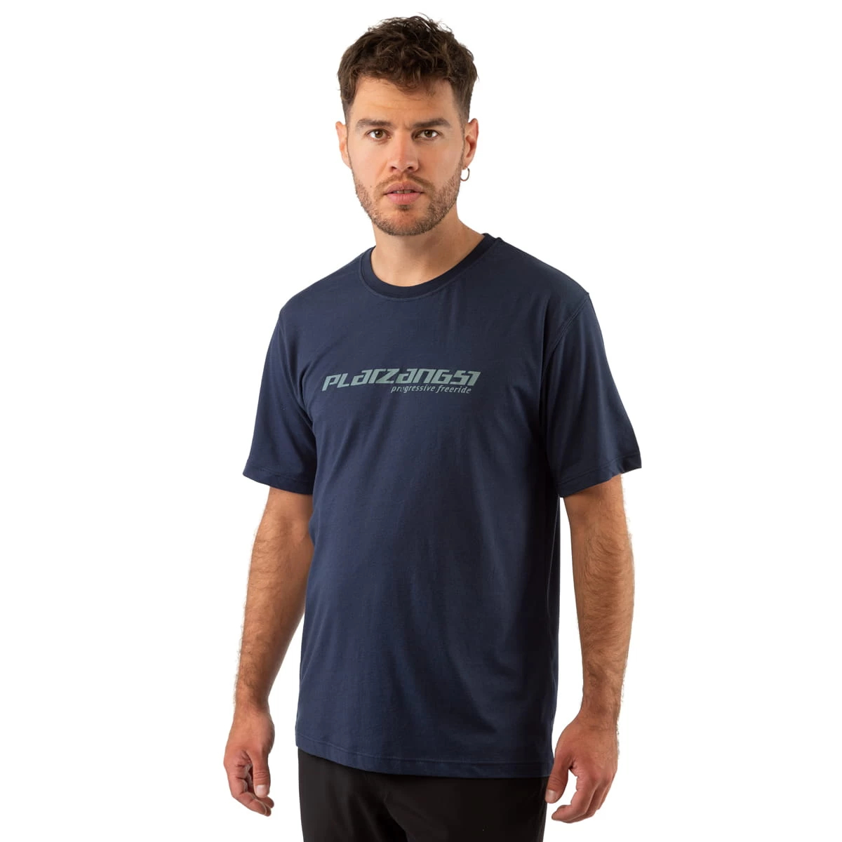 Logo T-Shirt Blau 3 Logo T-Shirt Blau