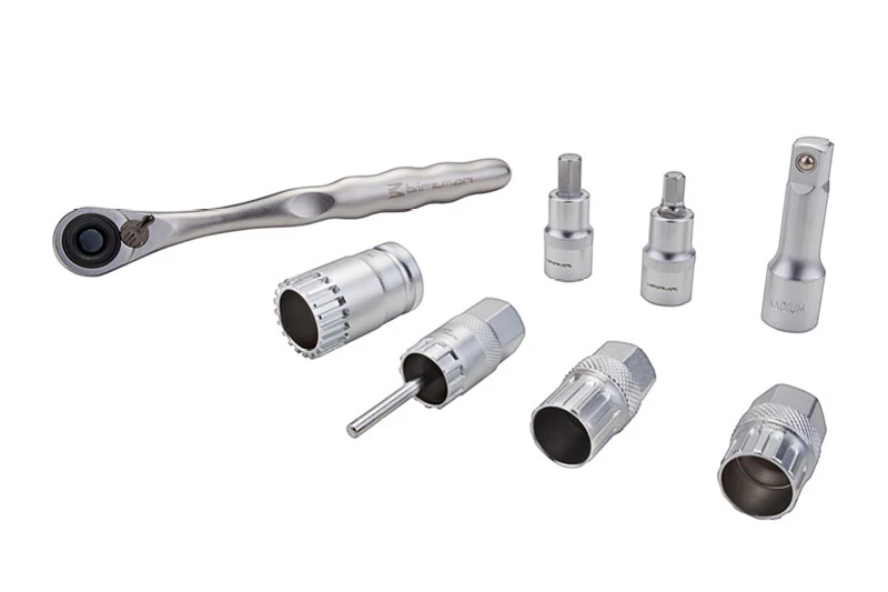 Birzman Ratschen-Set 8-teilig Mit Verschiedenen Steckschlüssel, Abzieher 3 Birzman Ratschen-Set 8-teilig Mit Verschiedenen Steckschlüssel, Abzieher