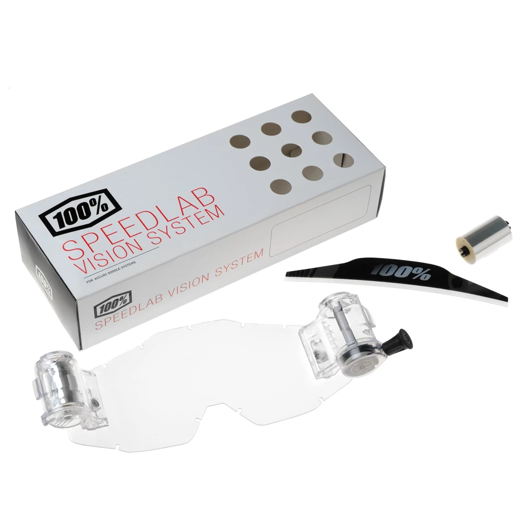 100% Speedlab Roll Off System - Clear 3 100% Speedlab Roll Off System - Clear